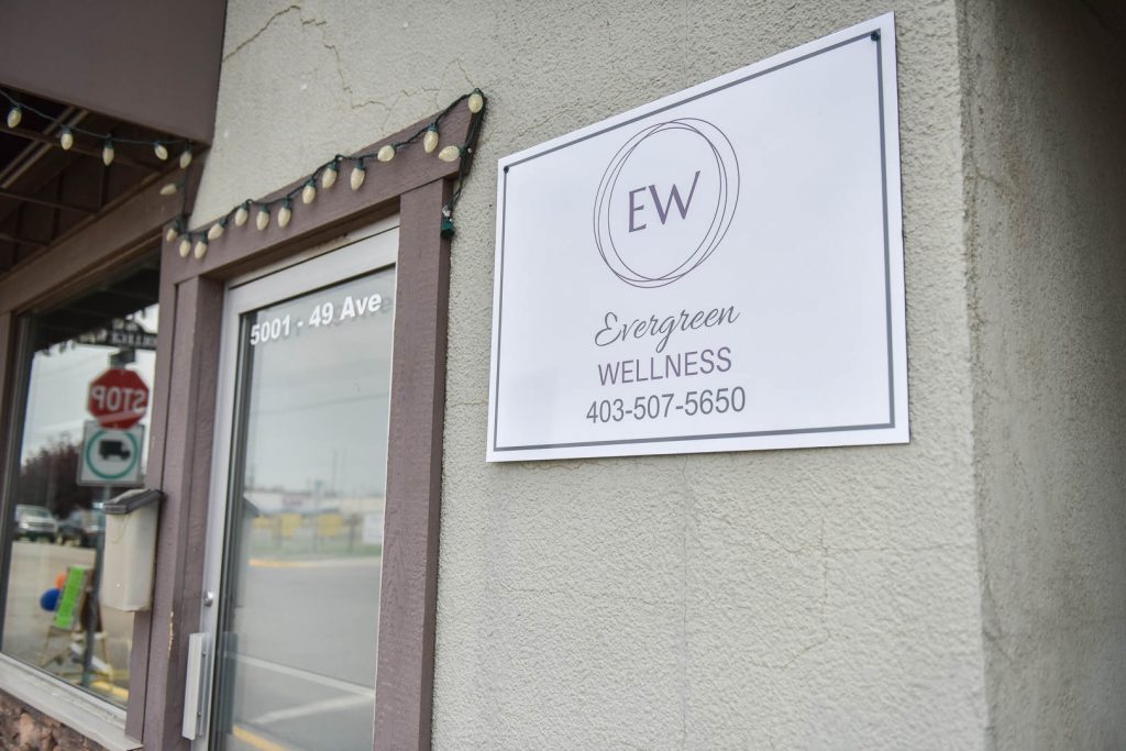 Olds Clinic Entrance | Evergreen Wellness | Integrated Mental & Physical Wellness Centre | Olds and Didsbury Alberta